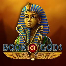 Book of Gods slot logo by BF Games at Wyns Casino
