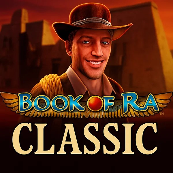 Book of Ra Classic slot visual from Novomatic available on wynscasino.eu