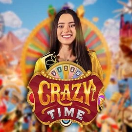 Crazy Time logo by Evolution at Wyns CasinoCrazy Time