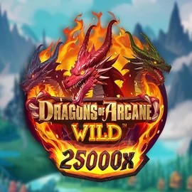Dragons of Arcane Wild logo by Foxium Wyns Casino