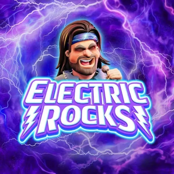 Electric Rocks logo – Slots by Inspired Gaming at Wyns Casino