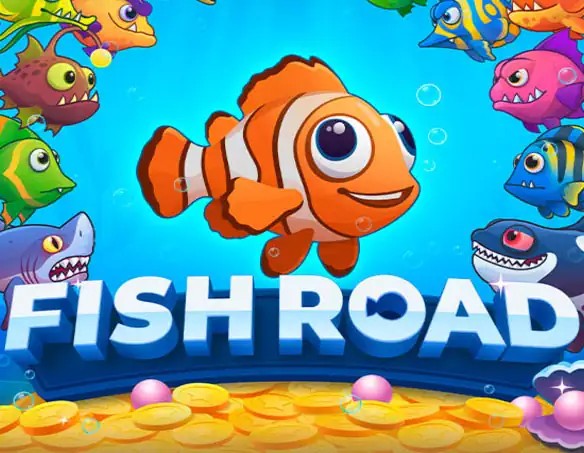 Fish Road slot icon by InOut, available at Wyns Casino