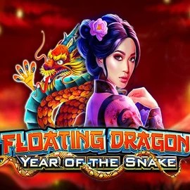 Floating Dragon Year of the Snake slot visual from Pragmatic Play available on wynscasino.eu