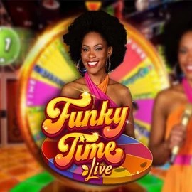 Funky Time game by Evolution – logo hosted on Wyns Casino