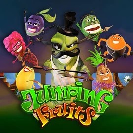 Jumping Fruits logo by Wazdan Wyns Casino