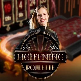 Lightning Roulette casino game by Evolution – featured logo at Wyns Casino