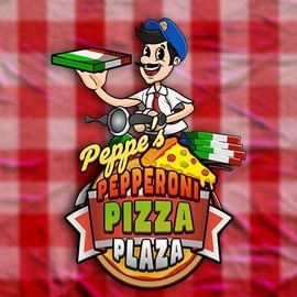 Peppe’s Pepperoni Pizza Plaza by Pragmatic Play, showcased at wynscasino.eu – game logo