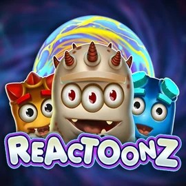 Reactoonz by Play'n GO, showcased at wynscasino.eu – game logo