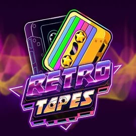 Official Slots logo: Retro Tapes by Push Gaming at Wyns Casino
