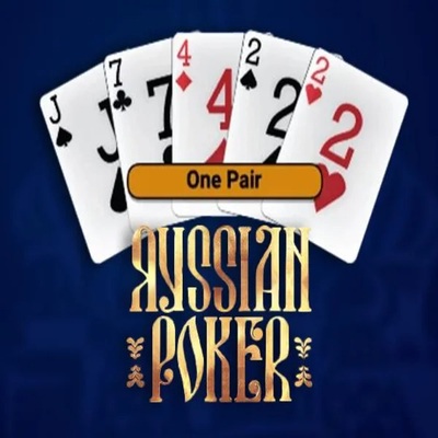 Russian Poker online game logo by OneTouch Games on wynscasino.eu