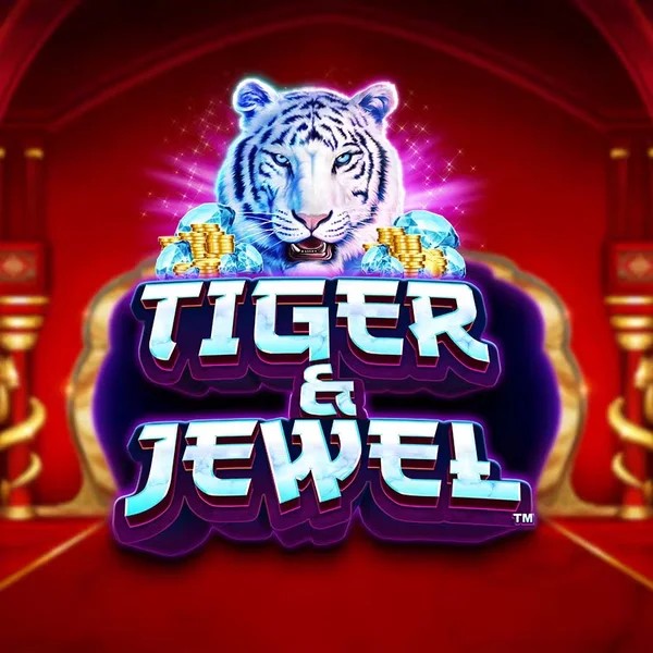 Tiger and Jewel online game logo by Greentube on wynscasino.eu